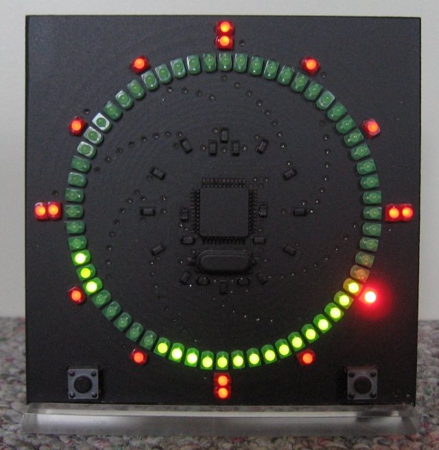 quasianaloge LED-Uhr 3